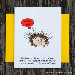 Emotional Porcupine Card